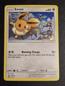 Eevee SM235 Sun & Moon Holo Promo Pokemon LP - Image 2