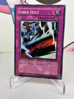 YuGiOh Saber Hole ABPF-EN073 Super Rare Unlimited Edition LP Absolute Powerforce - Image 1