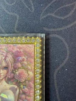 Rose Reiju Metal Card Beautiful Waifu Doujin Case Prize One Piece Limited CCG - Image 4