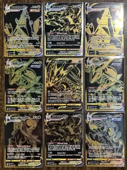 Pokemon TCG - Sword & Shield Gold Card Lot of 9 - All NM - Image 1