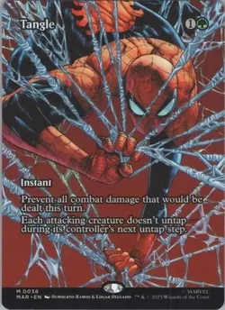 MTG, Tangle (Borderless) 0038 Marvel's Spider-Man, Magic the Gathering Regular - Image 1