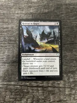 MTG 1x Retreat to Hagra x1 LP Commander 2018 - Image 1