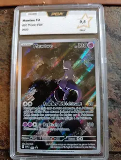 Carte Pokemon Grade PCA 9.5 Mewtwo 052 Black Star Promo 151 EV3.5 🇫🇷 - Image 1