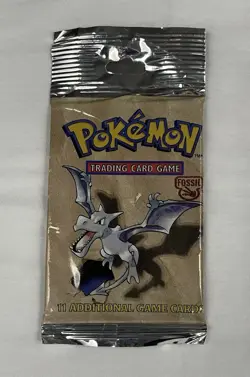 Pokemon 1999 WOTC Fossil Booster Pack SEALED 21.59g Heavy - Image 1