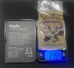 Pokemon 1999 WOTC Fossil Booster Pack SEALED 21.59g Heavy - Image 3