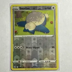 Snorlax 206/264 Reverse Holo Card SWSH08: Fusion Strike Pokemon TCG - Image 1