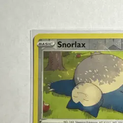 Snorlax 206/264 Reverse Holo Card SWSH08: Fusion Strike Pokemon TCG - Image 3