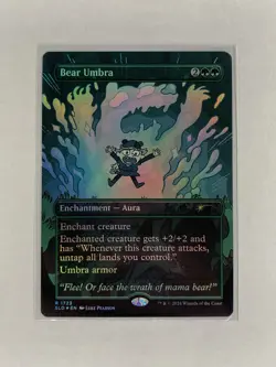 Bear Umbra (Rainbow Foil) -Foil Near Mint MTG Secret Lair - Image 1