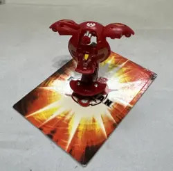 1 Bakugan Dragonoid 3” Battle Brawlers Pyrus Red • 3 Sm Bakugan Brawlers • Cards - Image 4