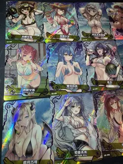 Goddess Story Waifu Bikini 18 x Character Doujin Cards Maiden Girl Party SSR UR - Image 2