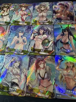 Goddess Story Waifu Bikini 18 x Character Doujin Cards Maiden Girl Party SSR UR - Image 3