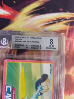 Pokemon Card Japanese Topsun Advanced Generatio BGS Beckett 8 Charizard Wailmer - Image 4