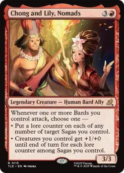 ~ Chong and Lily, Nomads ~ NM ~ MTG: Avatar ~ MTG ~ - Image 1