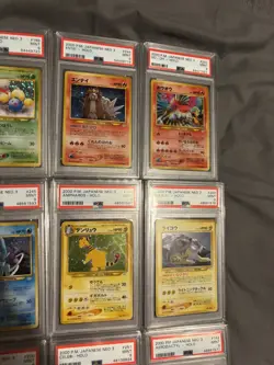 Complete PSA 9 Holo Set Japanese Neo 3 (Revelation) x17 Holo Cards Vintage - Image 3