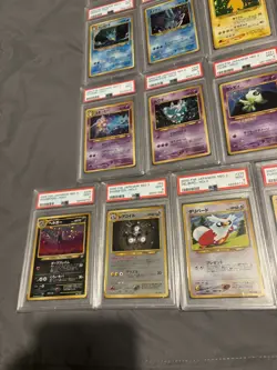 Complete PSA 9 Holo Set Japanese Neo 3 (Revelation) x17 Holo Cards Vintage - Image 4