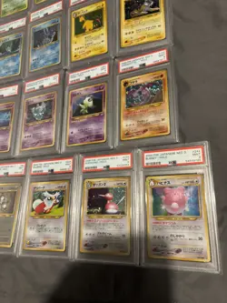 Complete PSA 9 Holo Set Japanese Neo 3 (Revelation) x17 Holo Cards Vintage - Image 5