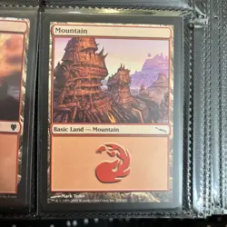 Magic The Gathering Basic Land Mountain Game Card #299 of 306 Mark Tedin - Image 1