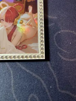 Uta Diamond Card Silver Metal Beautiful Waifu Doujin Case Prize One Piece - Image 4