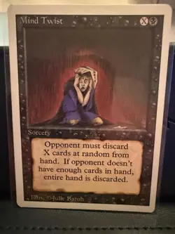 MTG | Mind Twist | Revised Edition | Never Played | Gem Mint - Image 1