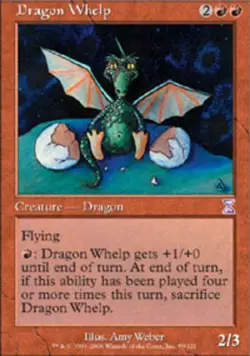 1x Dragon Whelp - Foil Light Play MTG Magic - Kid Icarus - - Image 1