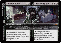 MTG - Funeral Room // Awakening Hall- Duskmourn: House of Horror- #100 - Image 1
