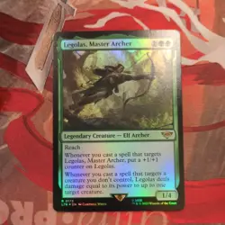 MTG Lord of the Rings - Legolas, Master Archer - Foil Rare - Image 1
