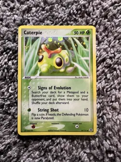 Caterpie 56/112 Holo LP Pokemon TCG FireRed & LeafGreen - Image 1