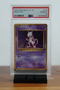 2023 Pokemon CLK Mewtwo Japanese Holo - PSA 10 GEM MINT #014 Classic Set - Image 1