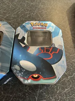 Pokemon TCG Empty tins Ex era, Lucario, Empoleon, Kyogre - Image 4