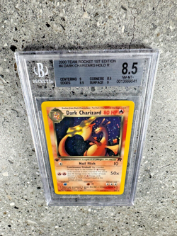Pokemon TCG 1st Edition Dark Charizard 4/82 Team Rocket Holo Rare BGS 8.5 NM-MT+ - Image 4