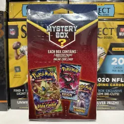Pokemon Mystery Hanger Box Walmart 3 Booster Packs Vintage Packs 1:10 Charizard - Image 2