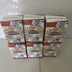 Pokemon TCG Scarlet & Violet Prismatic Evolutions Booster Bundle New *Lot Of 6 - Image 1