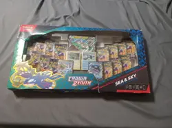 Pokemon TCG: Crown Zenith Sea and Sky Premium Collection Box Damaged Box - Image 1