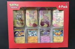 151 Mini Tins 4 Pack SAMS CLUB SEALED Pokemon TCG - Image 1
