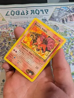 Brock's Vulpix 37/132 W Stamp Promo LP Vintage WOTC - Pokemon TCG - Image 3