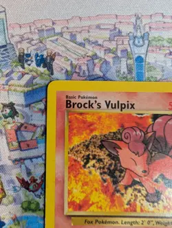 Brock's Vulpix 37/132 W Stamp Promo LP Vintage WOTC - Pokemon TCG - Image 4