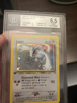 Pokemon Neo Genesis 1st Edition Lugia 9/111 Holo 2000 BGS 6.5 - Image 3