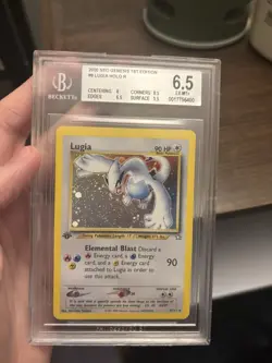 Pokemon Neo Genesis 1st Edition Lugia 9/111 Holo 2000 BGS 6.5 - Image 4