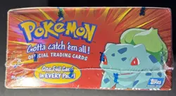 1999 Pokemon TV Animation Topps Series 1 Blue Label Booster Box | Factory Sealed - Image 3
