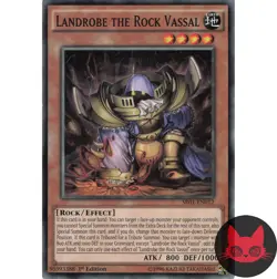 Yugioh Landrobe the Rock Vassal SR01-EN012 Common 1st Edition NM - Image 1