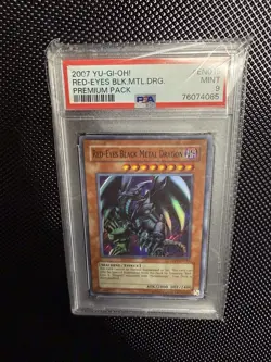 PSA 9 Red-Eyes Black Metal Dragon - PP01-EN015 - Image 1