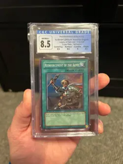 Reinforcement of the Army - LOD 028 - 1st Edition - CGC 8.5 NM/Mint Yugioh - Image 1