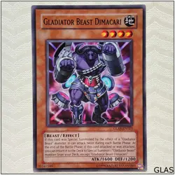 Gladiator Beast Dimacari - GLAS-EN023 - Common Unlimited Yugioh - Image 1