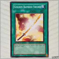 Golden Bamboo Sword - LODT-EN062 - Common 1st Edition Yugioh - Image 1