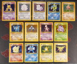 MP/HP (Unlimited) NEAR-COMPLETE Pokemon 13/16 HOLO-RARE Card BASE Set 102 WOTC#3 - Image 1