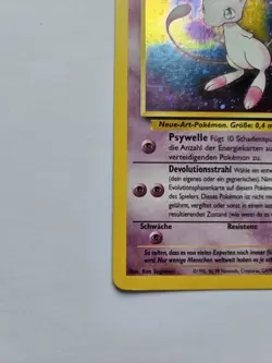 Mew 9 Holo rare Black Star Promo WOTC Vintage Pokemon Card 1999 TCG WP 9 - Image 5