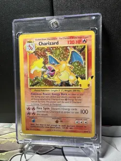 Pokemon TCG Charizard Celebrations Classic Collection Holo Card 4/102 - Image 1