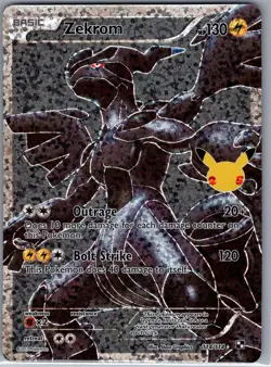 Zekrom 114/114 Celebrations: Classic Collection - Pokemon Card - NM - Image 1