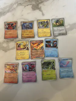 Pokemon Destined Rivals Pack Fresh Holo Bundle Rare Cards - Image 1