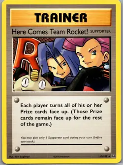 Here Comes Team Rocket! 113/108 Non Holo XY - Evolutions - Pokemon Card - NM - Image 1
